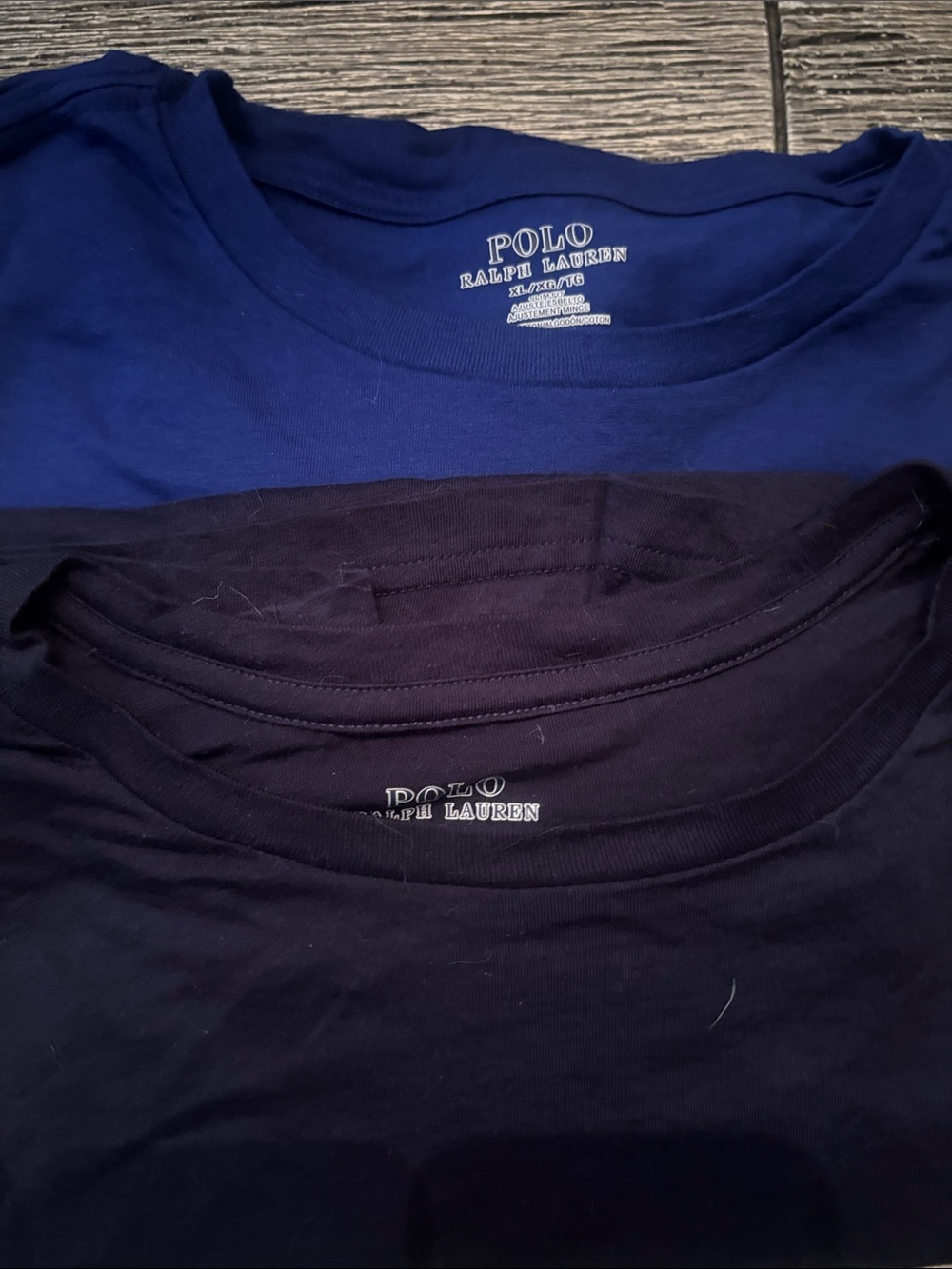 Polo by Ralph Lauren Men's Short Sleeve Tee - Navy & Royal Blue two for $12